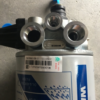 Certificazione GS Sinotruk HOWO Parts Hoka Truck Brake System Air Dryer WG9000360521
