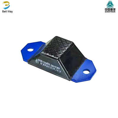 Sinotruk HOWO T5g Parts Chassis Spring Stop Rubber Block WG9416520030 fabbricazione