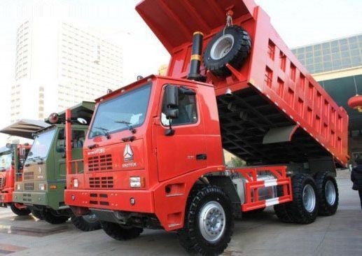 70 tonnellate ZZ5707S3640AJ HOWO camion miniero con trasmissione manuale