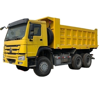 Sinotruk 10 ruota 6X4 371HP e usato HOWO Dump Truck con pneumatici senza tubo