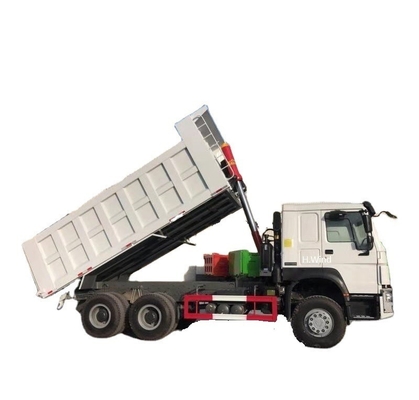 Sinotruk 10 ruota 6X4 371HP e usato HOWO Dump Truck con pneumatici senza tubo