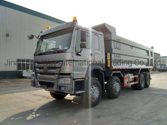 Usato 7.3m HOWO Diesel Dump Truck 8*4 371HP entro il tempo di consegna stimato
