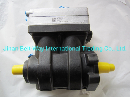 Sinotruk HOWO Compressore d'aria ad acqua di raffreddamento per camion Vg1093130001 Migliori parti del sistema di frenatura
