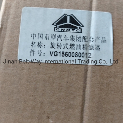 Sinotruk HOWO Ricambi per autocarri Ricambi per autocarri Diesel a spirale Filtro fine Vg1560080012
