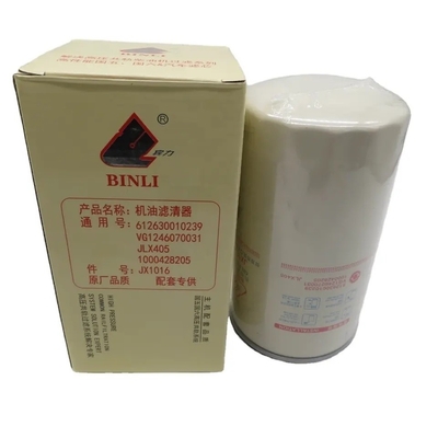 Parti di sistema elettrico Batteria per camion Sino HOWO 371HP Filtro dell'olio motore Vg1246070031
